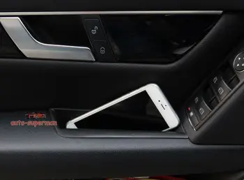 

2pcs Front Door Armrest storage box For Benz C-Class W204 2008-2013 Except 2dr