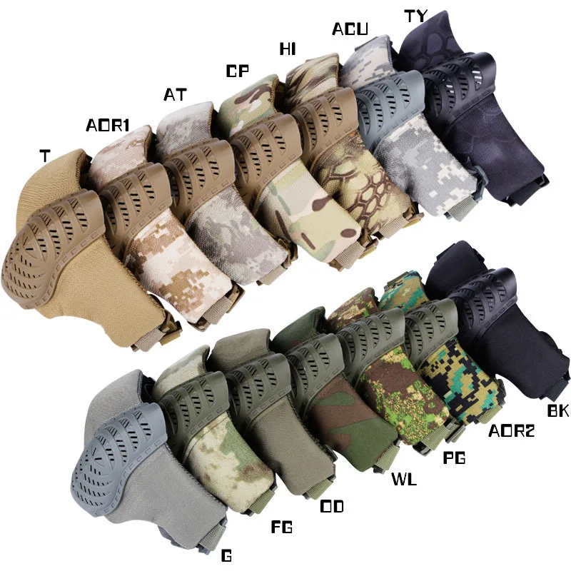 

Tactical M ask Lightweight Double Adjustment WoSporT Outdoor Half Face Breathable Protective M ask for Hunting Airsoft Paintball