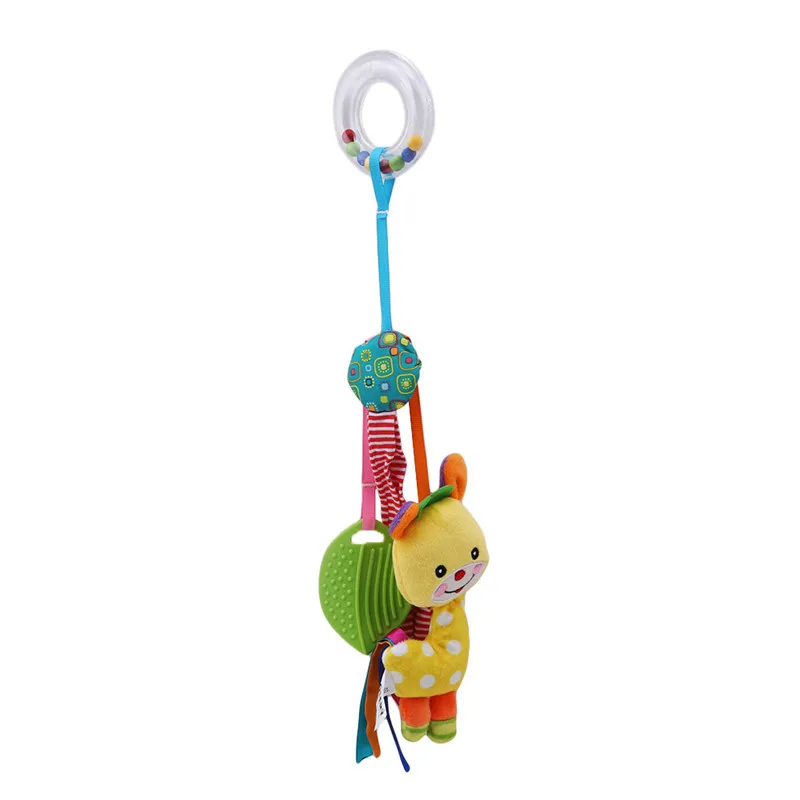Детские кроватки подвесная коляска погремушка-грызунок милые Колокольчик в виде животных, музыкальные игрушки для новорожденных детские
