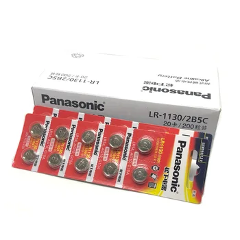 

80pcs/lot Panasonic 1.5V AG10 LR1130 Alkaline AG10 389 LR54 SR54 SR1130W 189 LR1130 Button Coin Cell Battery Batteries LR 1130