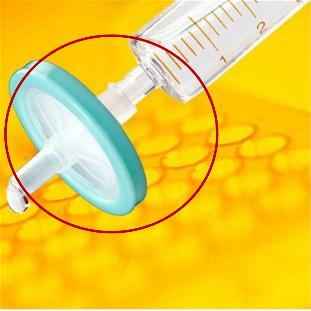 Online Filtro de jeringa de nailon de 100 unids, 13mm, um, filtro de jeringa, membrana de filtración de solución orgánica, filtro de aguja desechable