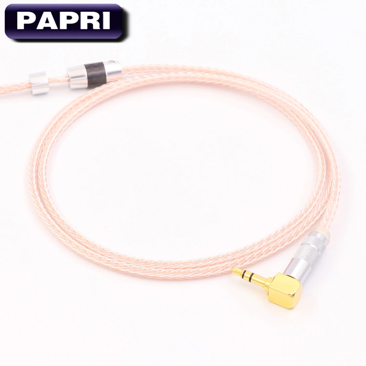 PAPRI 2 5 3 5mm 4 4mm PTFE 16 Core OCC Silver Plated Earphone Cable DIY For Most MMCX 0 78MM Headphone Wires