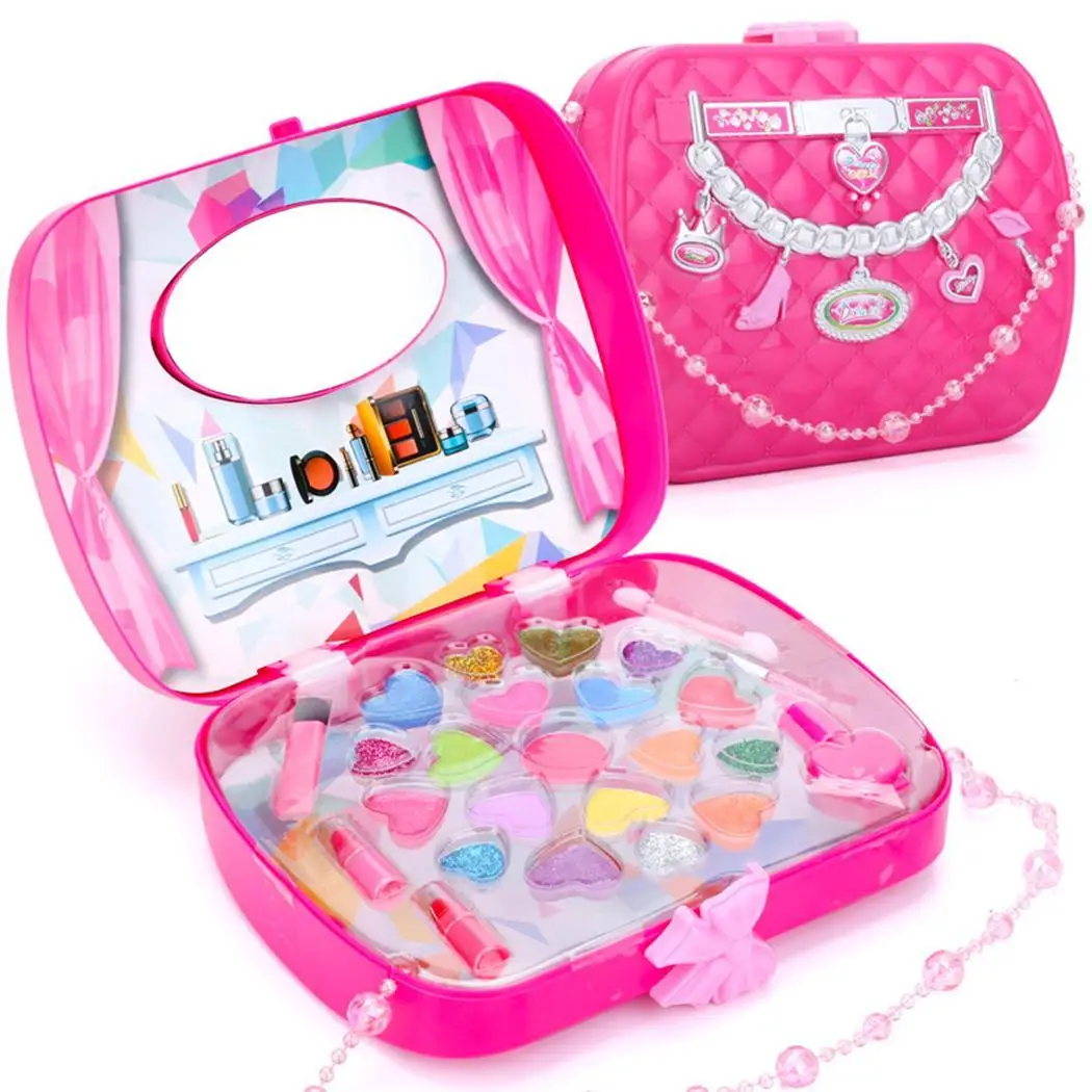 

Child Cosmetics Set Safety Lipstick Nail Wedding/Party/Casual safe and non-toxic Polish Fashion Girls Toy