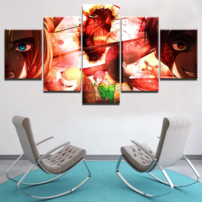 Modular-Hd-Prints-Pictures-Home-Decor-5-Pieces-Attack-On-Titan-Paintings-Anime-Poster-Canvas-Wall.jpg_640x640