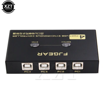 

1pcs 8 ports 4 ports KVM switch USB synchronizer 8 ports synchronous controller a set of keyboard/mouse control 8 PC 4 PC NEWEST