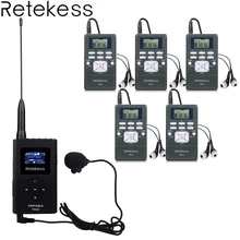 Беспроводной гид Системы 0,6 W 1 fm-передатчик TR504 + 5 FM радиоприемник PR13 для направления церкви заседании перевод Системы