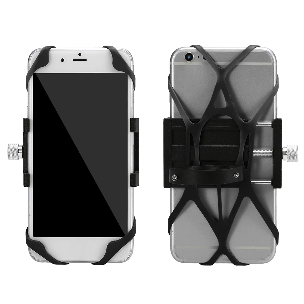 

2pcs Bike Phone Mount MTB Bicycle Handlebar Mobile Phone Holder Support Silicone Security Bands Replacement Straps