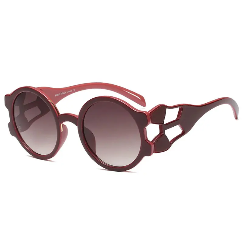 Vintage Style Women Round Sunglasses Classic Brand Design Retro Lady Sun Glasses UV400 Gafas Eyewear Shades Oculos de sol