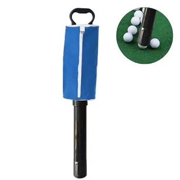 

Golf Ball Picker Shag Bag Putter Holder Storage Retriever Portable Ball Catcher Collector