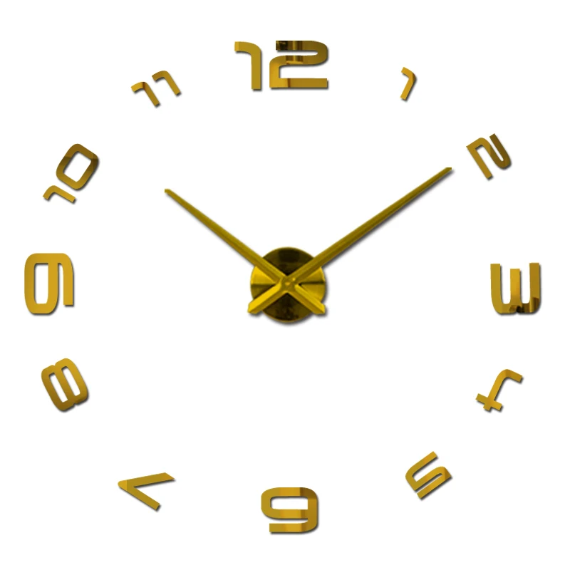  Special Offer Sale New Acrylic Mirror Clock Watch Wall Stickers Clocks Pared Horloge Large Decorative Quartz Living Room|clock fabric|clock
