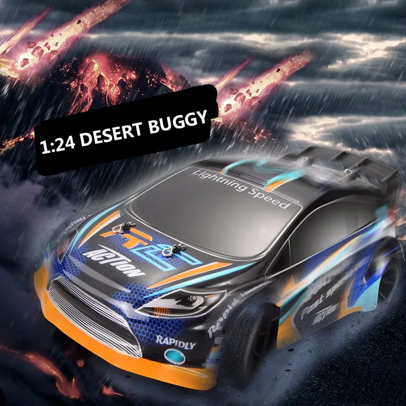 WL A242 1:24 четыре колеса rc автомобиля 2,4G дистанционного управления racing desert внедорожных drift автомобиля ралли Авто скорость 35 км сплава материал радиоуправляемые машины машинки на пульте управления