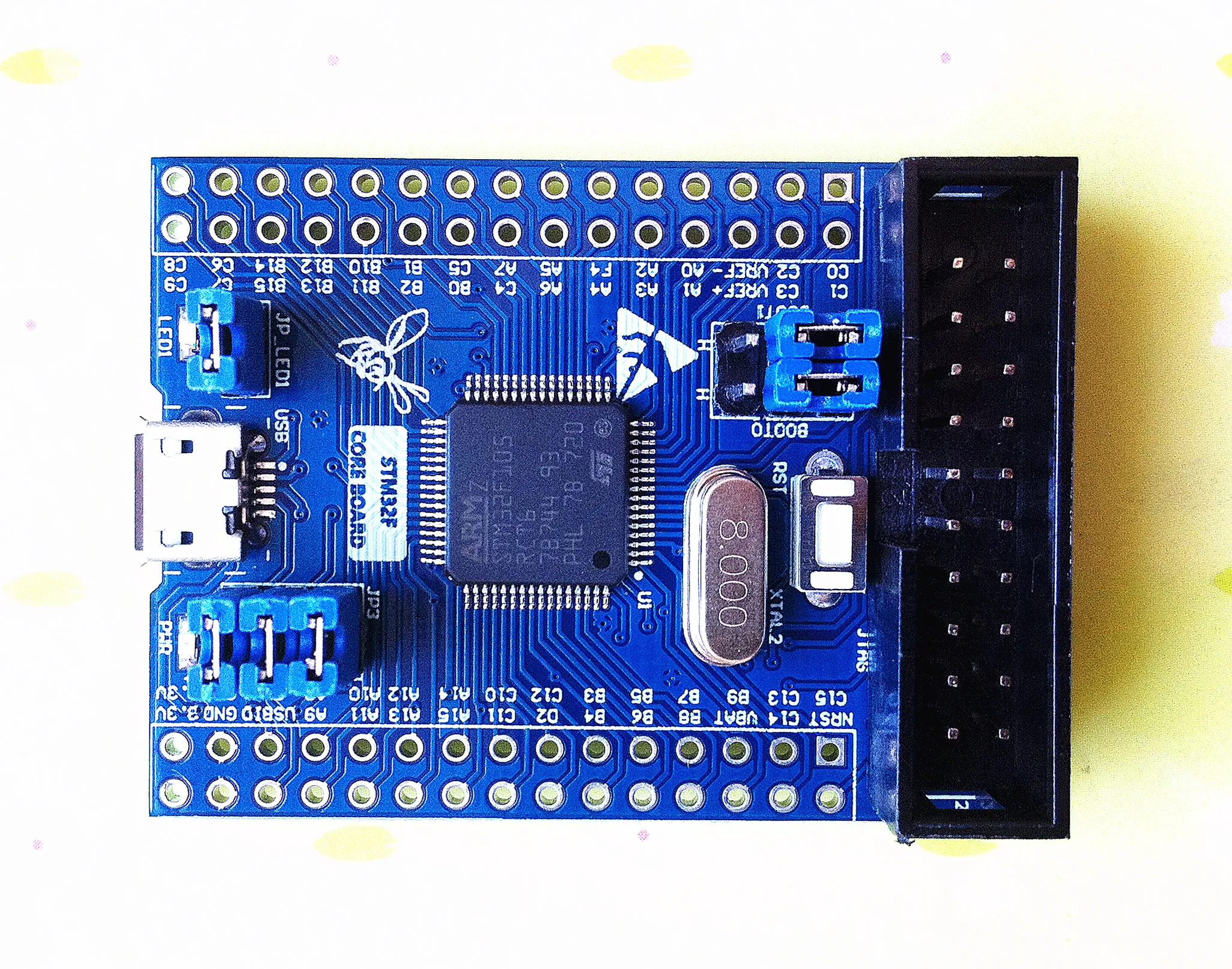 STM32F105RCT6 основной плате минимальная Системы развития Мини совета STM32F105 основной плате