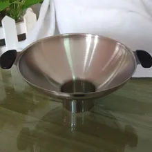 Воронка из нержавеющей стали с двойной ручкой воронки сока варенья мариновое ликерное масло заполняющая воронка