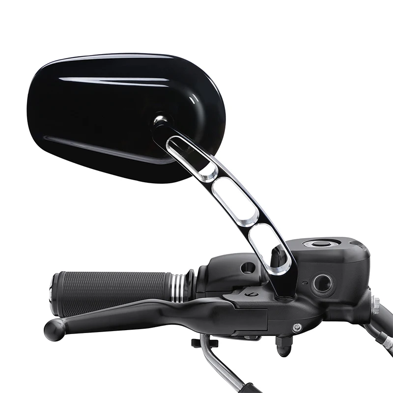 Motorcycle Black Rearview Side Mirror For Harley Road King Classic FLHRCI FLHRC