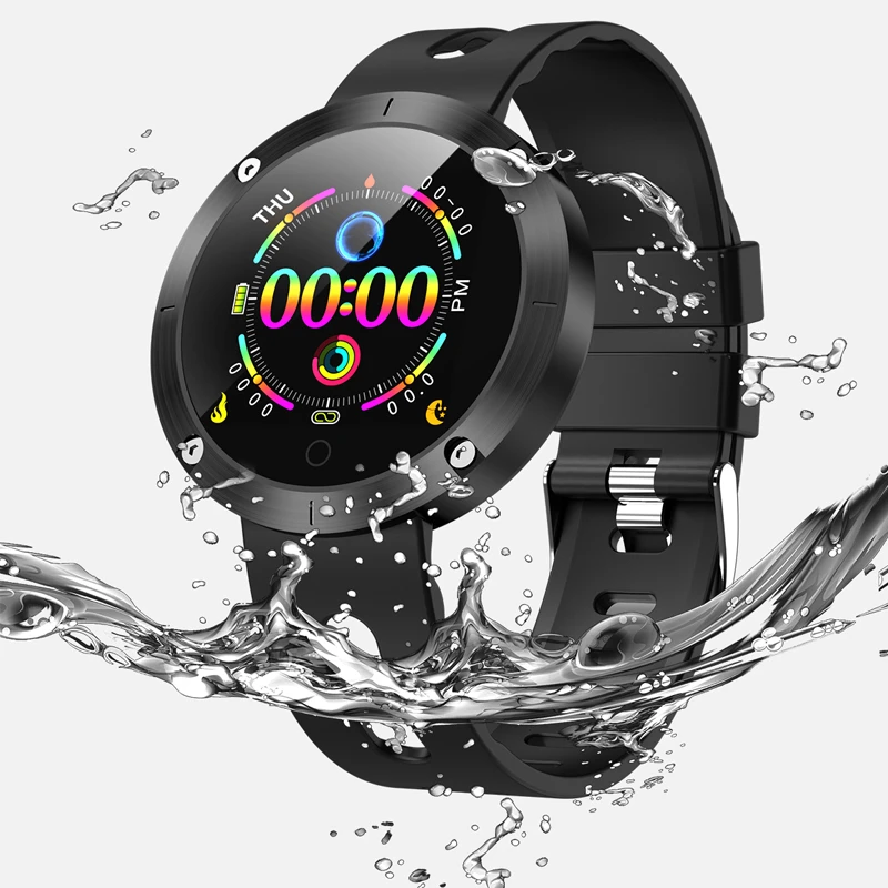 NEW Color Screen Smart Watch Sport Fitness Bracelet IP68 Waterproof Heart Rate Monitor Men Women Smart Bracelet For IOS Android