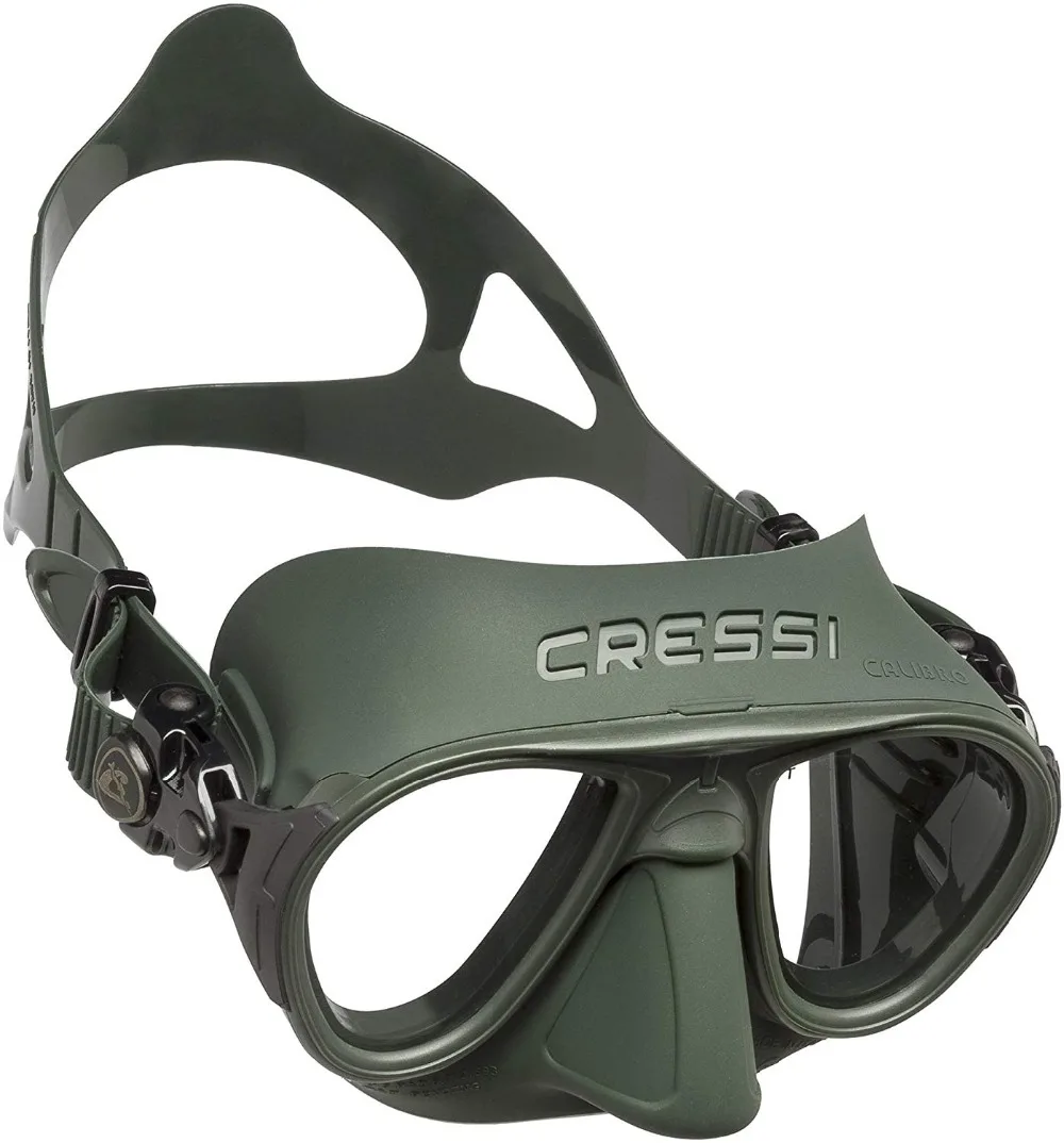 Респиратор Cressi калибрующий для дайвинга ультра низкий объем закаленное стекло 2