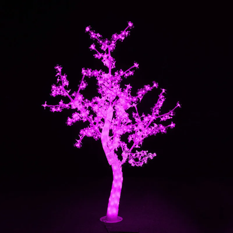 Outdoor Waterproof Artificial 1.5M Led Cherry Blossom Tree Lamp 480LEDs Pink Christmas Tree