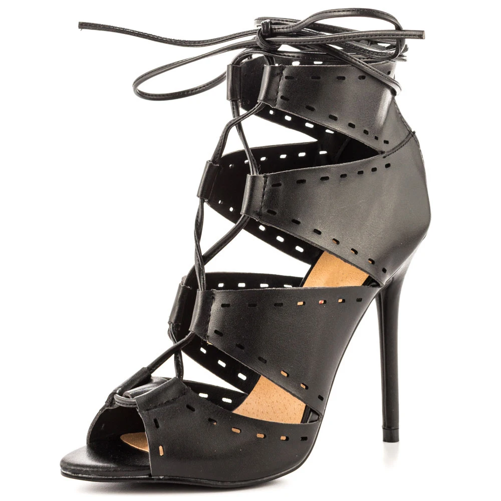2016 women summer font b shoes b font gladiator sandals women black size 47 high heels