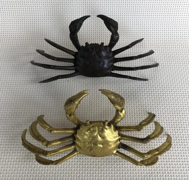 

Pure copper creative crab Octavia simulation Crab lucky safety jewelry decoration/L