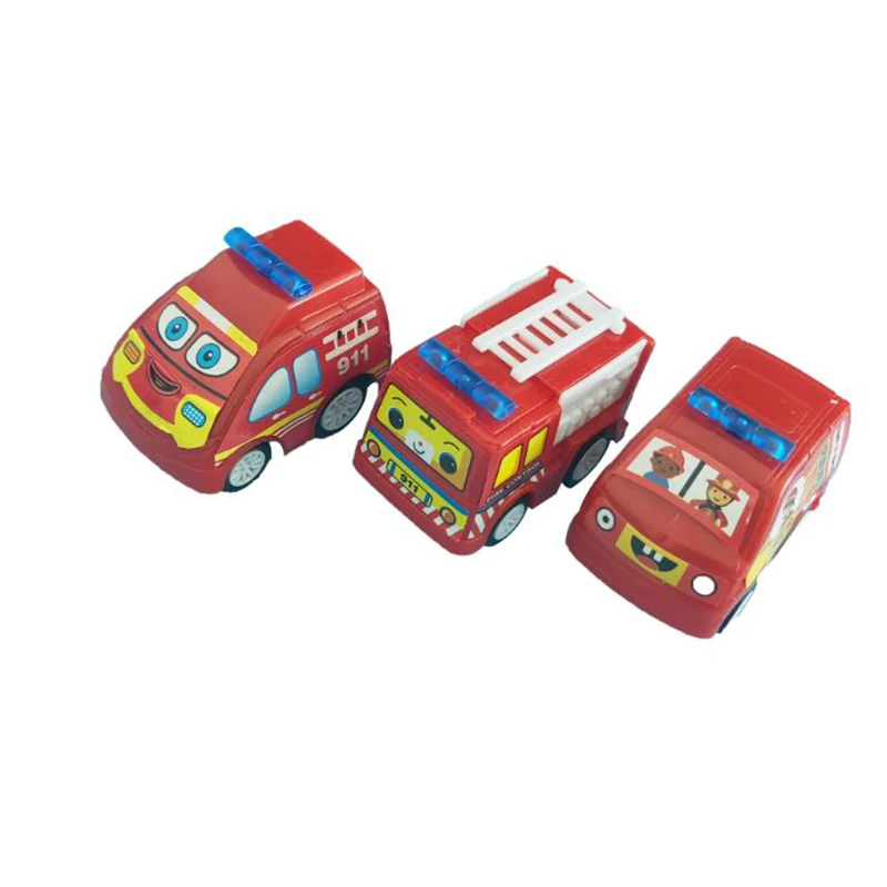 Details about  / 6pcs Car Set Children Simulate Educational Trailer Toy Inertia Truck Kids Race