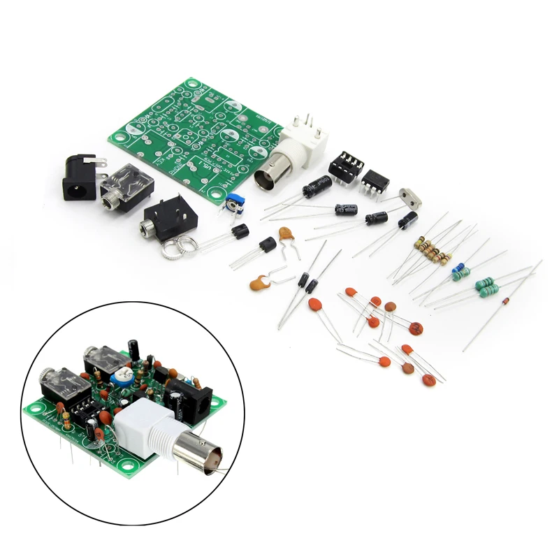 DIY радио 40 м CW короткий волновой передатчик QRP Pixie Kit приемник 7 023 026 МГц