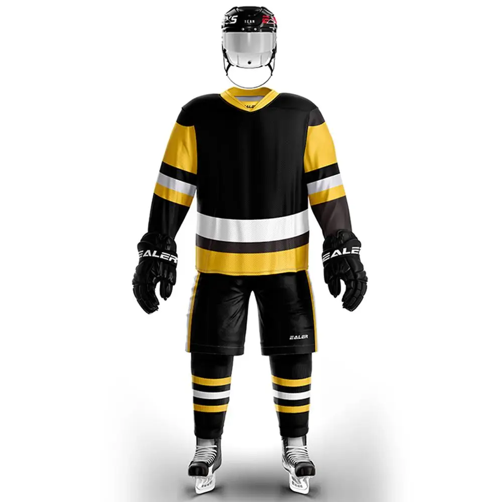 

COLDINDOOR free shipping cheap Breathable blank Training suit ice hockey jerseys in stock customized E005