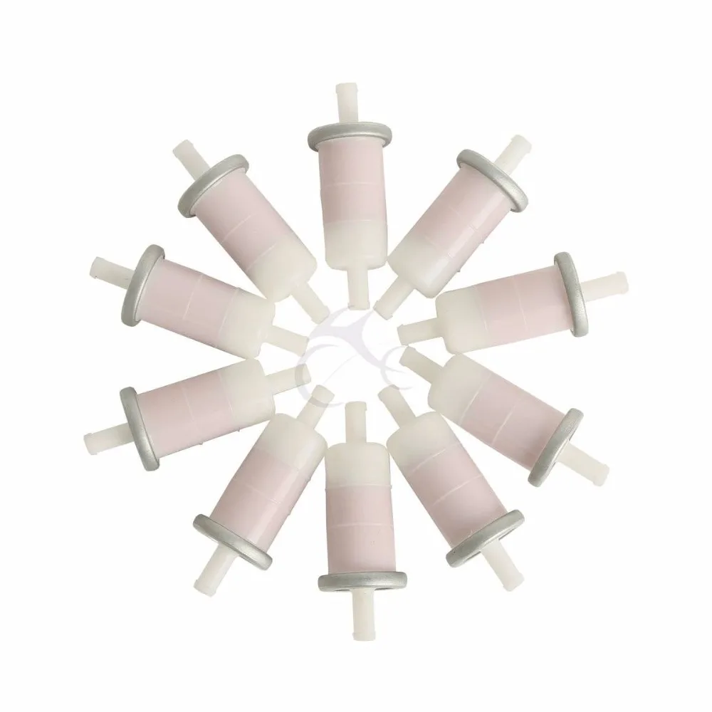 10x Fuel Filter 9mm Fuel Line For Honda Yamaha Kawasaki Arctic Cat Polaris Parts Fuel Supply