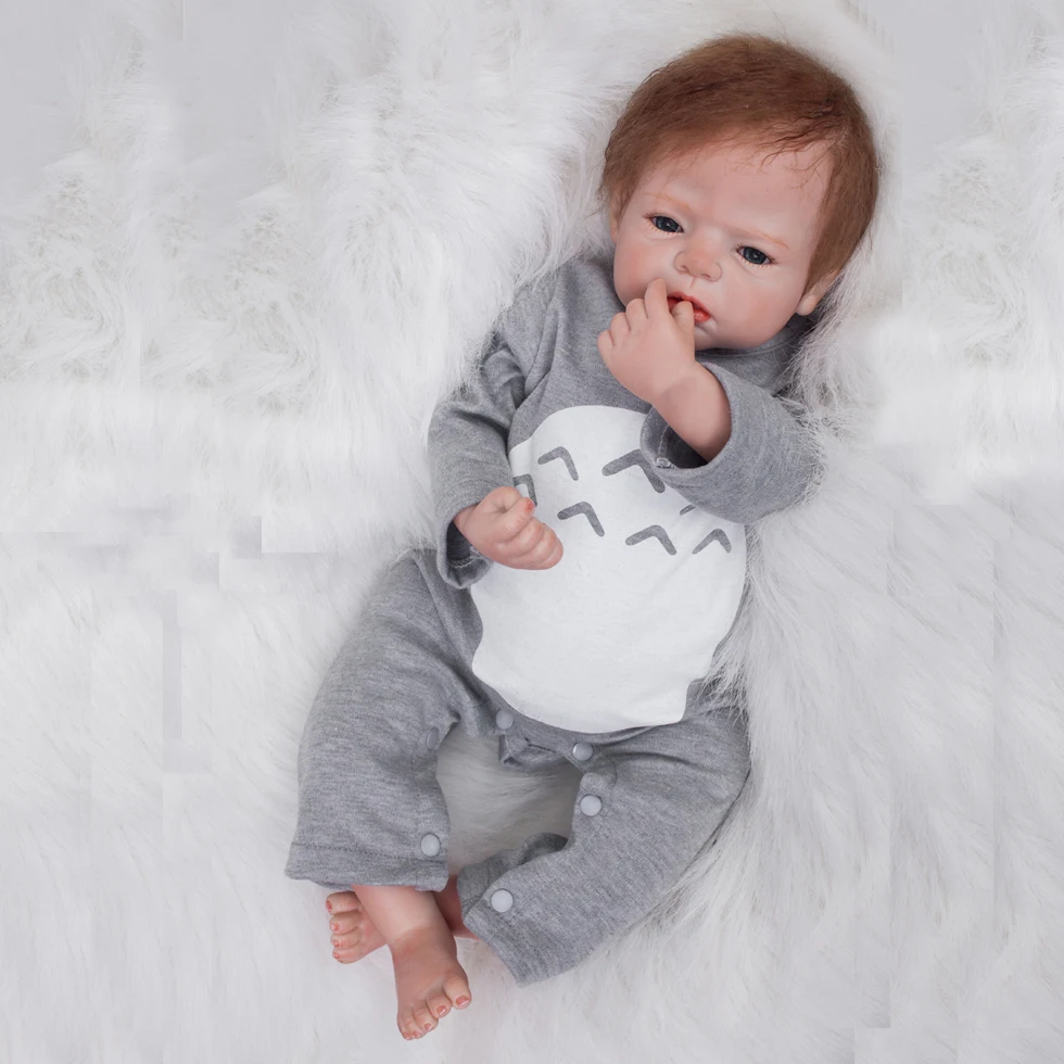 OtardDolls Bebe Reborn 22 дюйма 55 см мягкий силиконовый винил Reborn Baby Doll игрушки реалистичные детские игрушки на день рождения Рождественский подарок для девочки