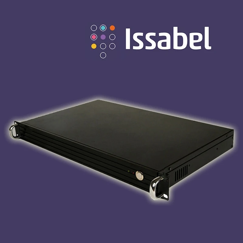 

2 FXO +2 FXS Ports VoIP Phone System,1U Rack Mount PBX with software Issabel,IP PABX Call Centre