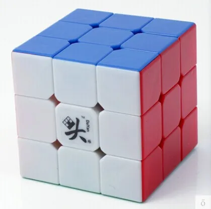

Free shipping NEW Dayan Guhong V2 3x3x3 Magic cube 3x3 3-layer 6-Color Speed spring Cube Twist Puzzle Cube White Black Side