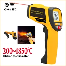 RZ цифровой инфракрасный термометр Открытый лазерный ручной ИК ручной Датчик температуры контроллер термометр пирометр