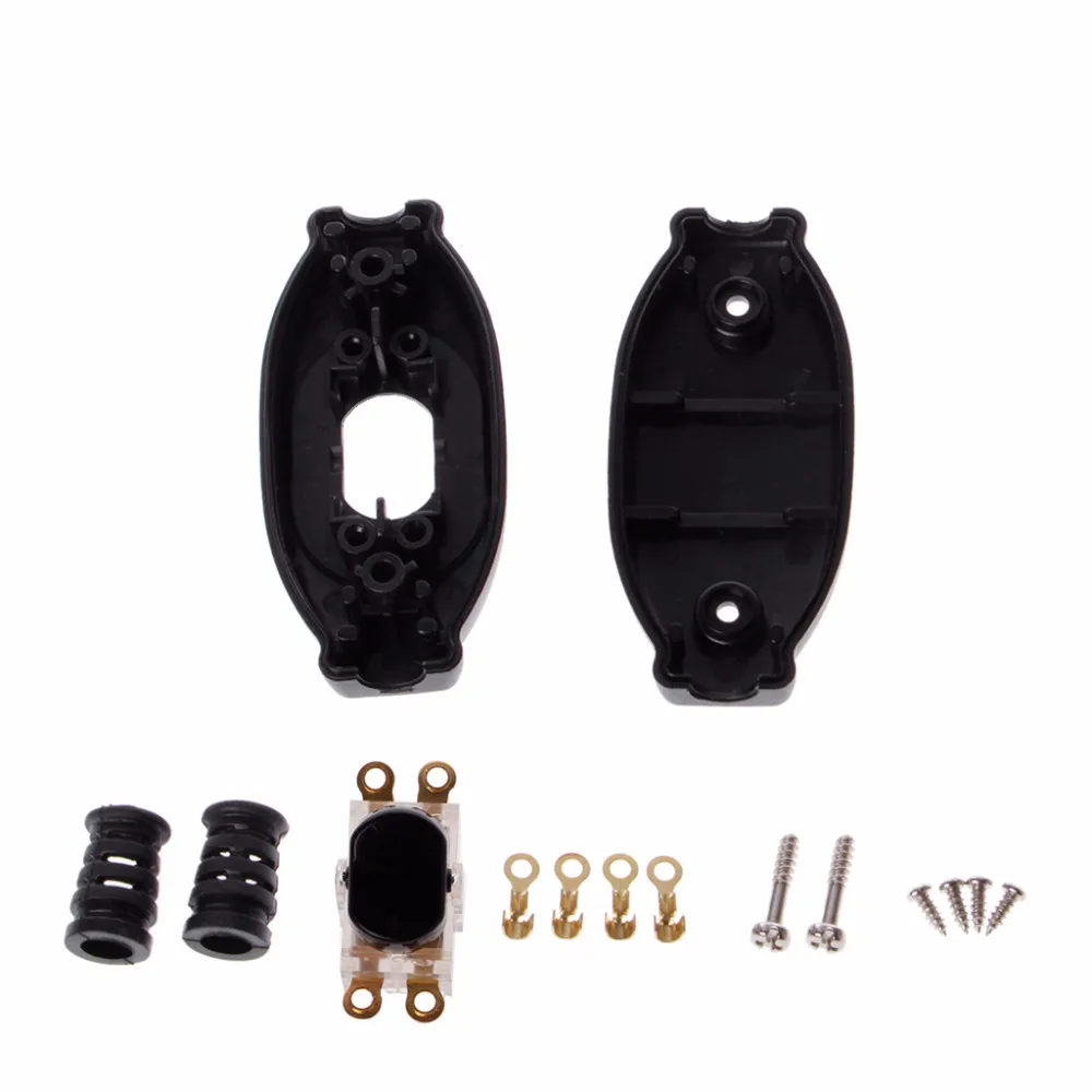  ON/OFF Switch For Table Lamp Desk Bed Light Cord Waterproof In Line Rocker Switch Parts Set 250V 6A