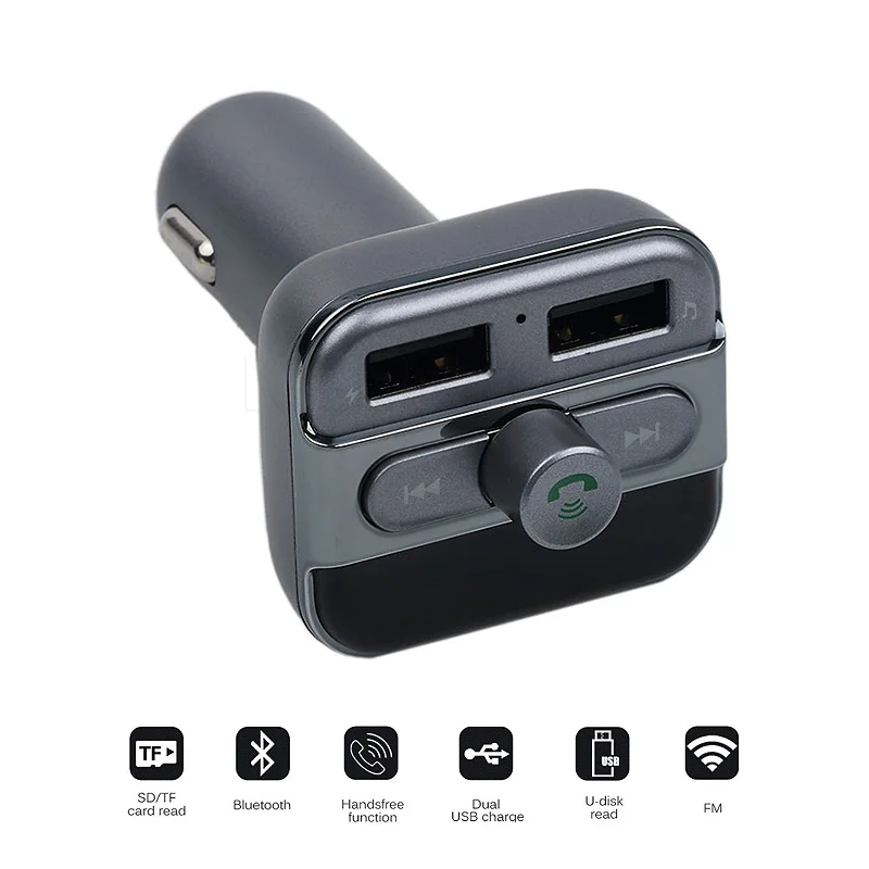Kebidu fm-передатчик Автомобильный MP3-плеер Bluetooth автомобильный комплект громкой связи Set car Audio mp3 музыкальный плеер автомобиля Зарядное устройство Поддержка Micro SD