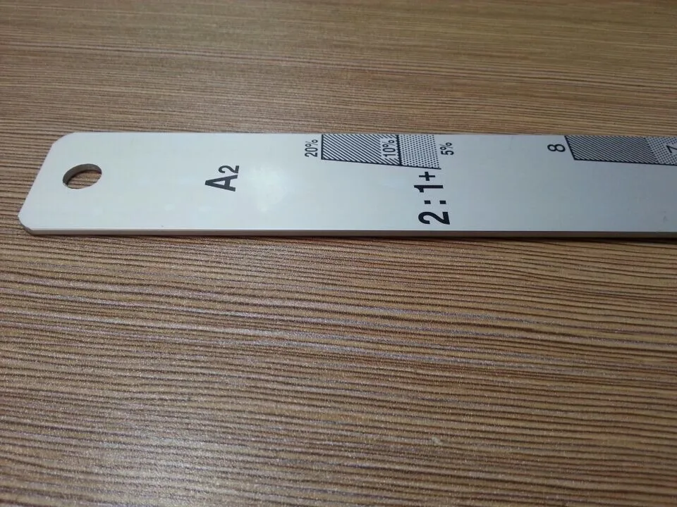 Car paint mixing tool Aluminum Paint Stick Measuring Scale