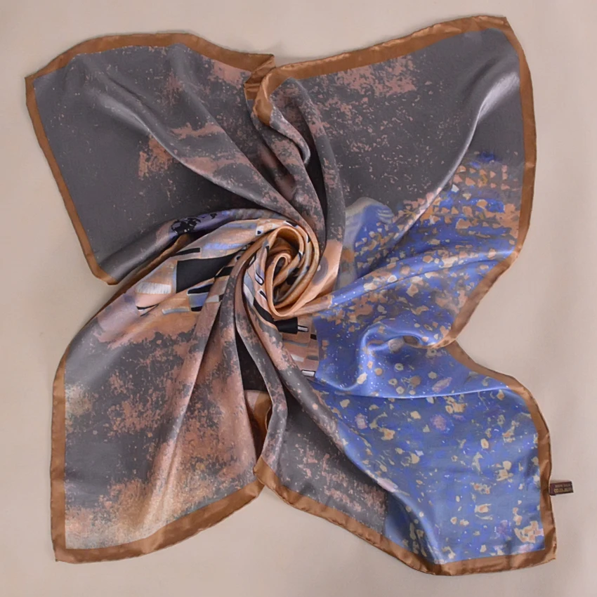 New Cheap JUD5T Winter Accessories Khaki Square Scarves Printed For Ladies Fashion Lovers 100% Natural Silk Scarf Printed 90*90cm Autumn Scarves New Cheap JUD5T Winter Accessories Khaki Square Scarves Printed For Ladies Fashion Lovers 100% Natural Silk Scarf Printed 90*90cm Autumn Scarves