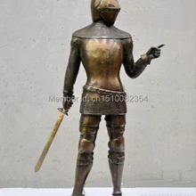 Греческий Воин Бронзовая Статуя Скульптура в Стиле Ар-Деко Доспехи воинов