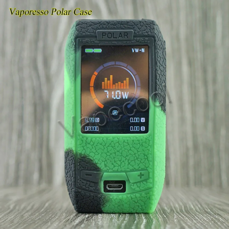 

10pcs Vaporesso polar 220W Box mod Cover Case Silicone Skin Warp Sleeve is Non-slip Thicker for Vape Vaporesso polar 220 W