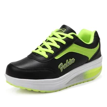 New 2016 Spring Summer Women’s Shoes Breathable Casual Wedges Shoe Women Light Swing Walking Footwear Ladies Trainers