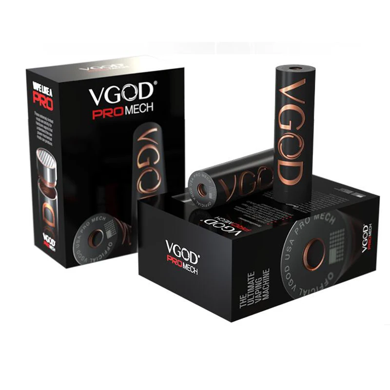

Original Vgod Pro Mech Mod Vaporizer Mechanical Mod Electronic Cigarette Vape Mod Support 510 thread Tank