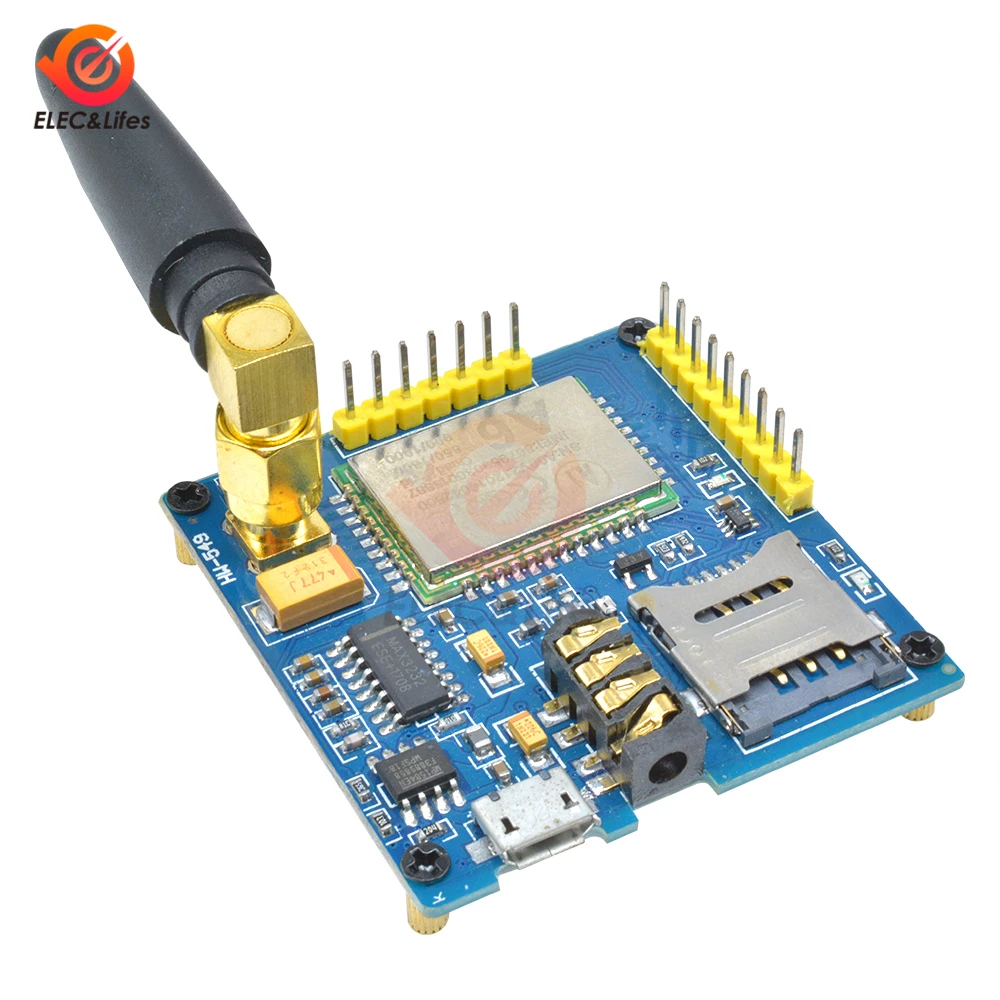 

A6 GPRS Pro Serial GPRS GSM Module Quad-band core Developemnt Board TTL RS232 With Antenna GPRS Wireless Module Replace SIM900