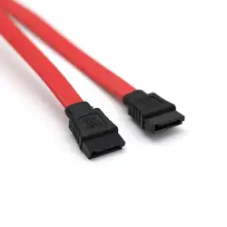 Ecosin2 компьютерные кабели и разъемы 45 см Serial ATA SATA 2 кабеля привести жесткий диск данных красный Serial ATA SATA 2 кабеля Oct16