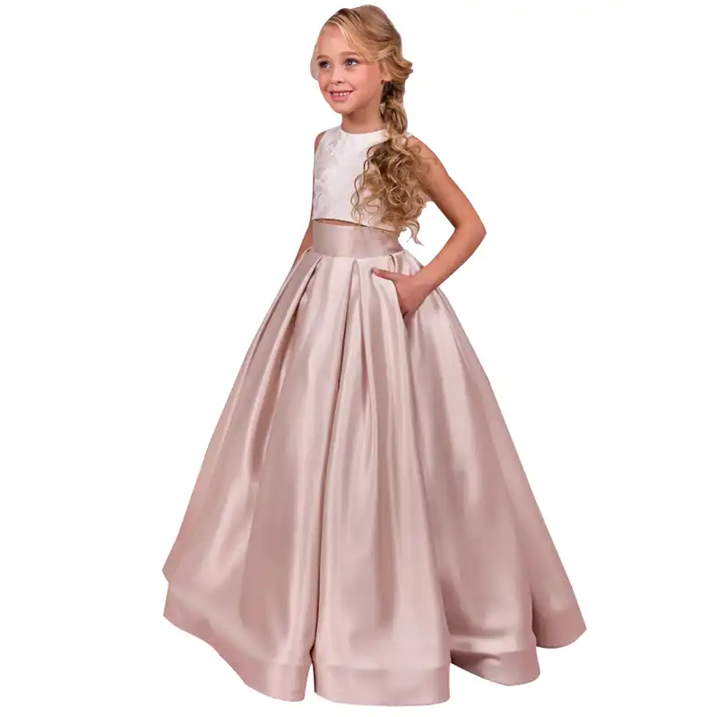 two piece girls dress