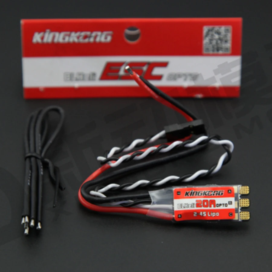 4 шт./лот KINGKONG BLHeli (без BEC) 12A 20A бесщеточный высокоскоростной ESC с OneShot125 для