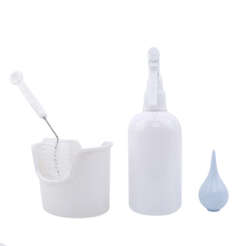 Soft PP Care Tools Set baby nursing Baby Aspirator Set Hygienic Cleaner Snot Sucker Ear Wash Tools