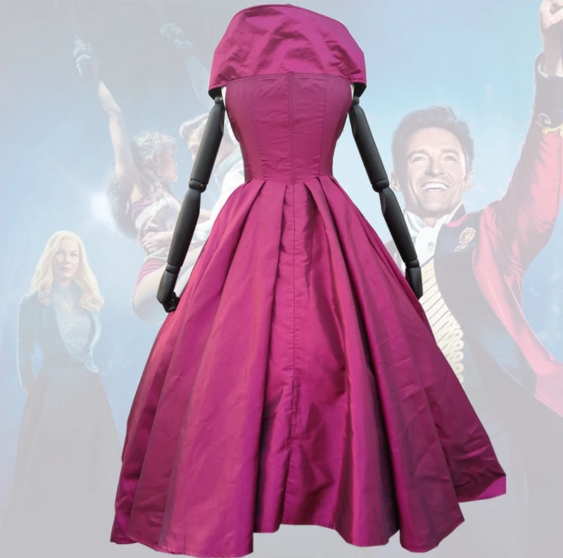The Greatest Showman Lettie Lutz The Bearded Woman Dress Petticoat Cosplay Costume Unisex Halloween Carnival Party Costume (3)