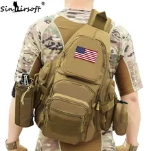 Tactical Sling Bag 14 Laptop Waterproof Molle Military Travel Backpack Camping Hiking Hunting Sport Sports Bags