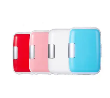Dual-Use 4L Home Car Use Refrigerators Ultra Quiet Low Noise Car Small Refrigerators Freezer Cooling Heating Box Fridge