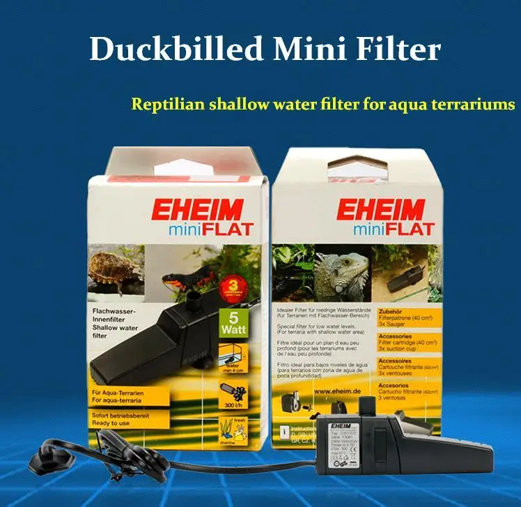 EHEIM 2203 Duckbilled Shallow Water Filter For Aqua Terrariums Indoor