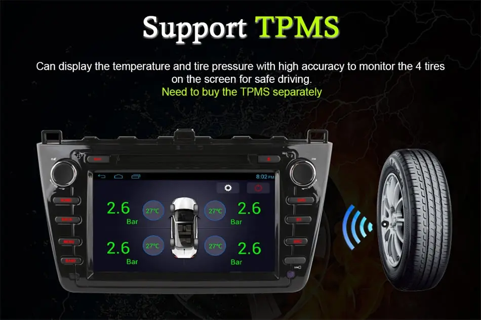 1024*600 Android 6,0 2GB ram автомобильный DVD gps радио плеер для Mazda 6 Ruiyi Ultra 2008 2009 2010 2011 2012 мультимедиа аудио стерео