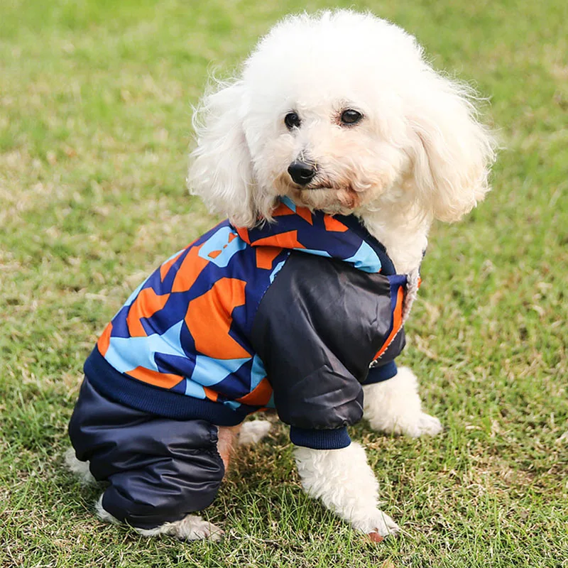 

Winter Warm Dog Clothes Small Dog Jumpsuit Jacket Cotton Pet Dog Costume Winter Pug Overalls French Bulldog Clothes for Puppy